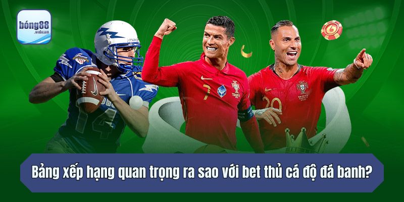 Bảng xếp hạng quan trọng ra sao với bet thủ cá độ đá banh?