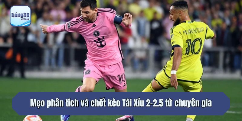 Mẹo phân tích và chốt kèo Tài Xỉu 2-2.5 từ chuyên gia